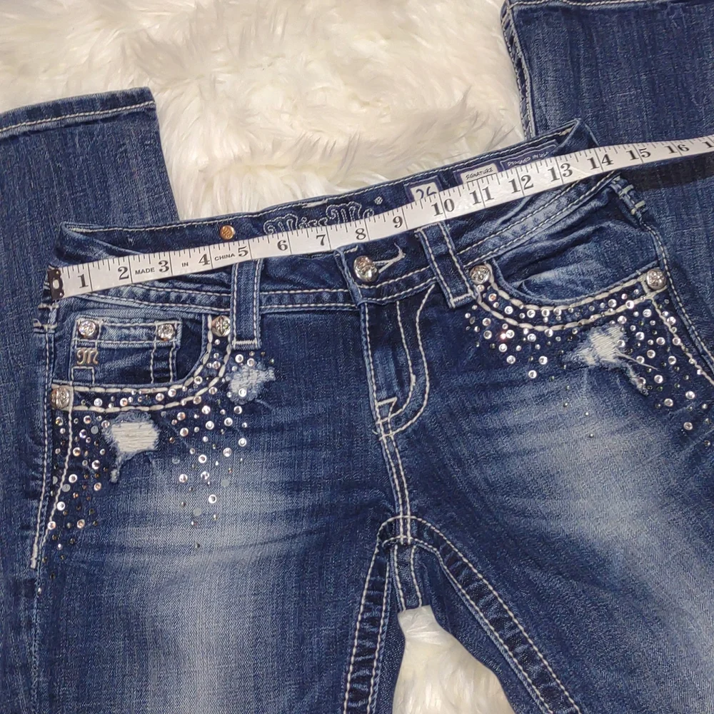 Miss Me Slim Bootcut Jeans size 26 - Picture 9 of 11